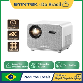 BYINTEK LOVE U12 Projetor Full HD 1080P 4K  WiFi 6 Bluetooth 5.2 Android Home Theater Projetores em Oferta na Shopee