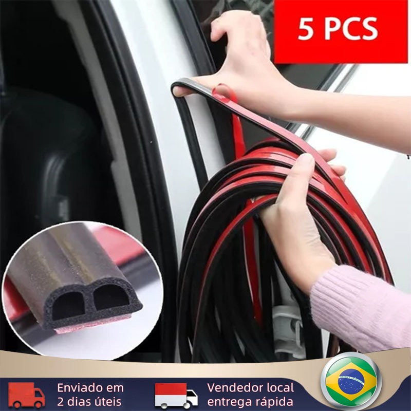 Borracha De Vedação De Porta Carro Ou Residencial 25 Metros | Shopee Brasil