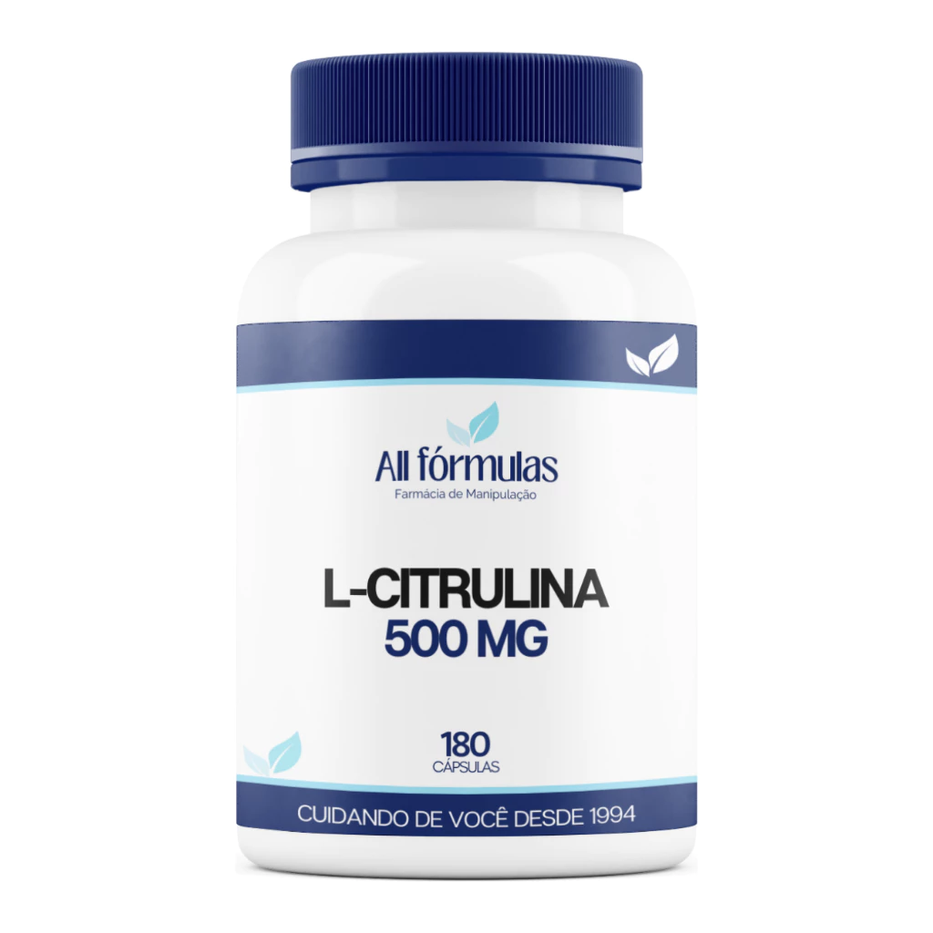 L-Citrulina 500 MG 180 Cápsulas - Original