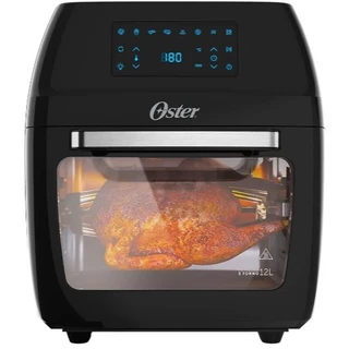 Fritadeira Elétrica Oven Air Fryer Oster 12 Litros Forno e Ayr Fryer Inox 3 Em 1 OFRT780