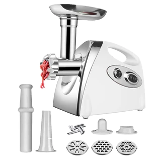 Moedor Elétrico 110V e 220V Triturador de Alimentos 2800W PREMIUM Processador Enchedor de Linguiça