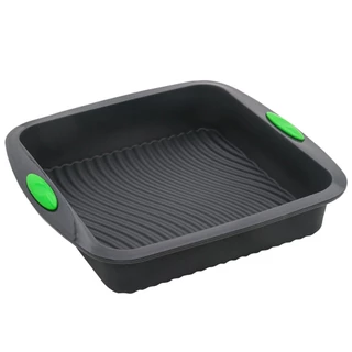 Assadeira Forma De Silicone Quadrada Para Bolo Pudim Torta Mousse Forno Frezzer geladeira Livre BPA
