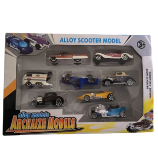 kit com 9 carrinhos tunning em metal escala 1/64 lançamento