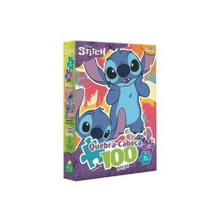 Quebra Cabeça 100 Peças Disney Stitch - Toyster 8076