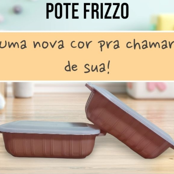 Pote Frizzo 710Ml kit c/4 potes | Shopee Brasil