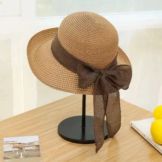 Chapéu Praia Piscina Passeio Feminino Ajustável Laço Y-CM03