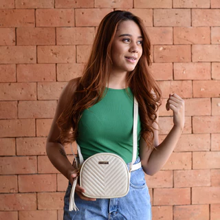 Bolsa Transversal Feminina Moderna Lançamento Zetille Alça de Ombro Reforçada