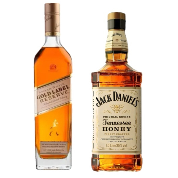 Gold Label + Jack Daniels Honey Mel | Shopee Brasil
