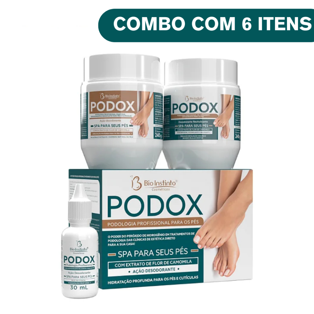 Combo com 2 Kit Podox (6 Itens) – Profissional para os Pés | Shopee Brasil