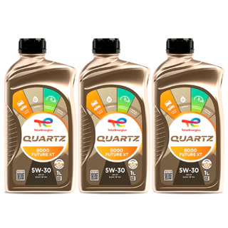 Kit 3 Óleos Sintético 5w30 Quartz 9000 Future Xt
