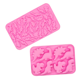 Molde de Dinossauro de Silicone Goma Doces Gummy