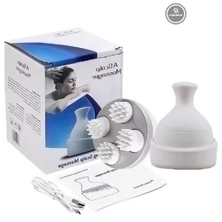 Massageador Elétrico De Cabeça De Couro Cabeludo Garregavel Humana Relaxante Pronto a Entregar