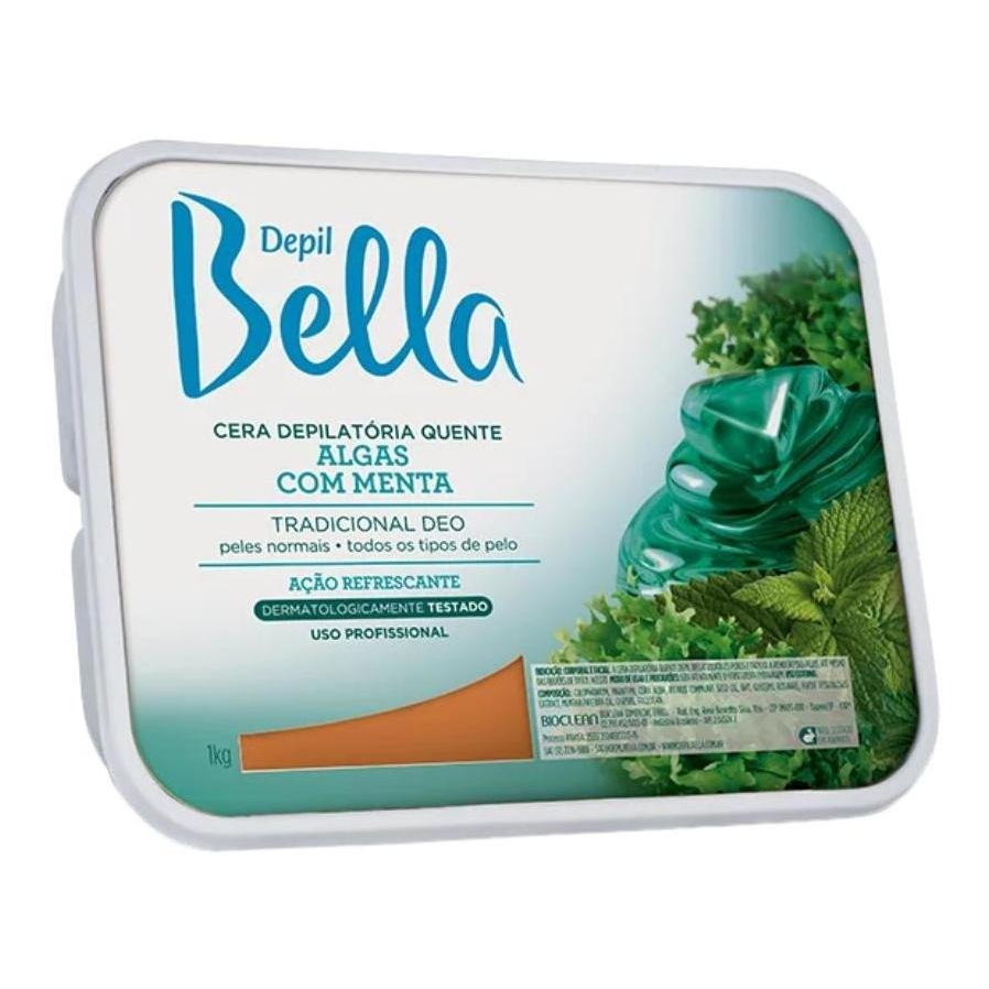 Imagem do produto Cera quente em barra algas com menta deo Depil Bella 1kg