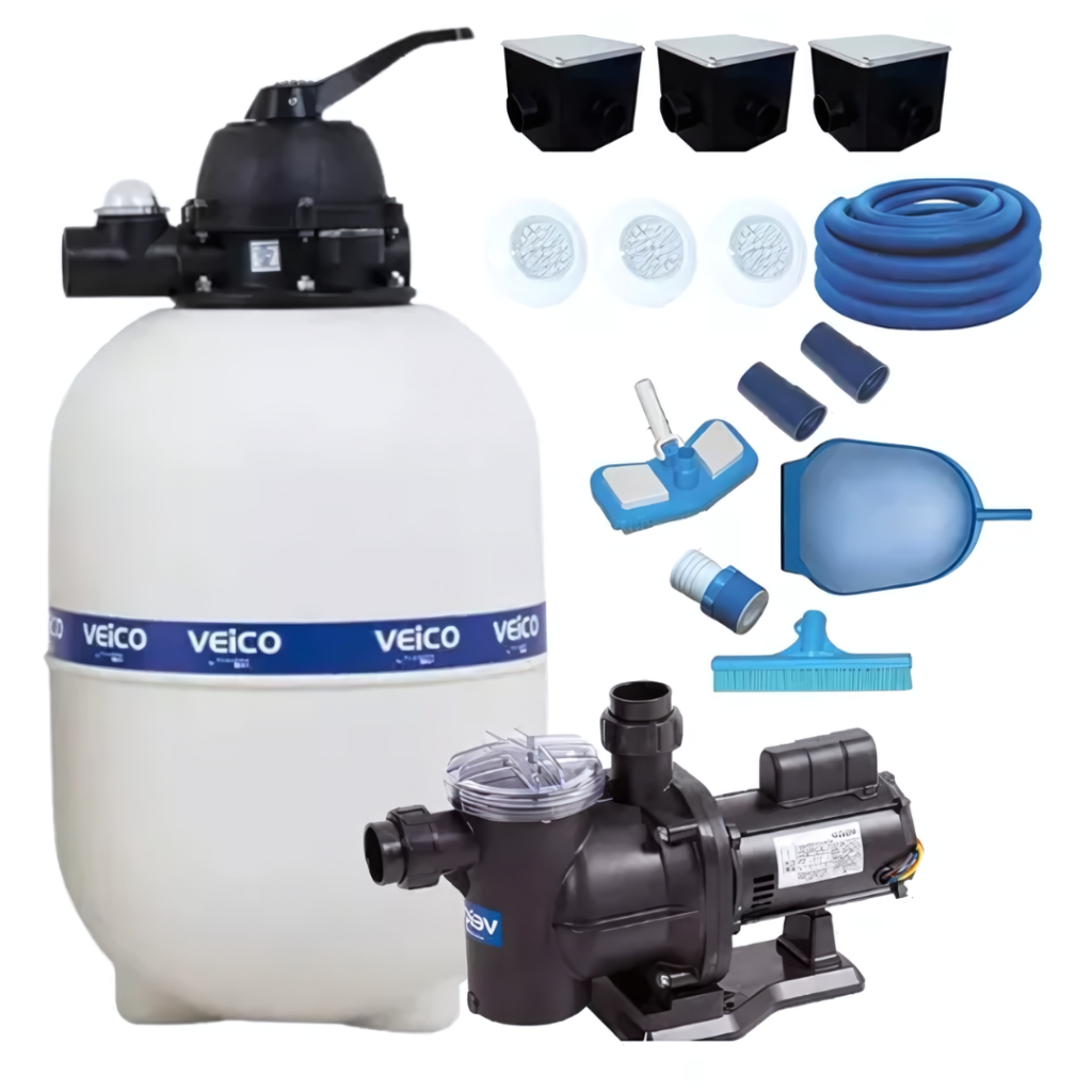 Kit Filtro V-40 + Bomba C/kit Limp Comp + Kit 3 Leds | Shopee Brasil