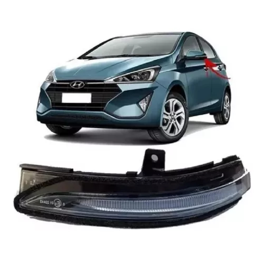 Pisca Seta Retrovisor Hyundai Hb20 2020 2021 2022 2023 2024 2025 Esquerdo
