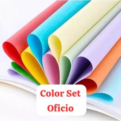 10 PAPEIS COLOR SET OFICIO | Shopee Brasil