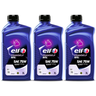 Kit 3 Óleo De Câmbio Manual Tranself Nfx Sae 75w