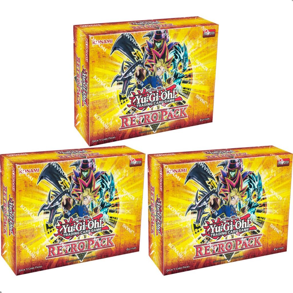 Yugioh Retro Pack 2024 Booster Cartas Ingls Tcg Card Game Konami Kit 3 Box  | Shopee Brasil
