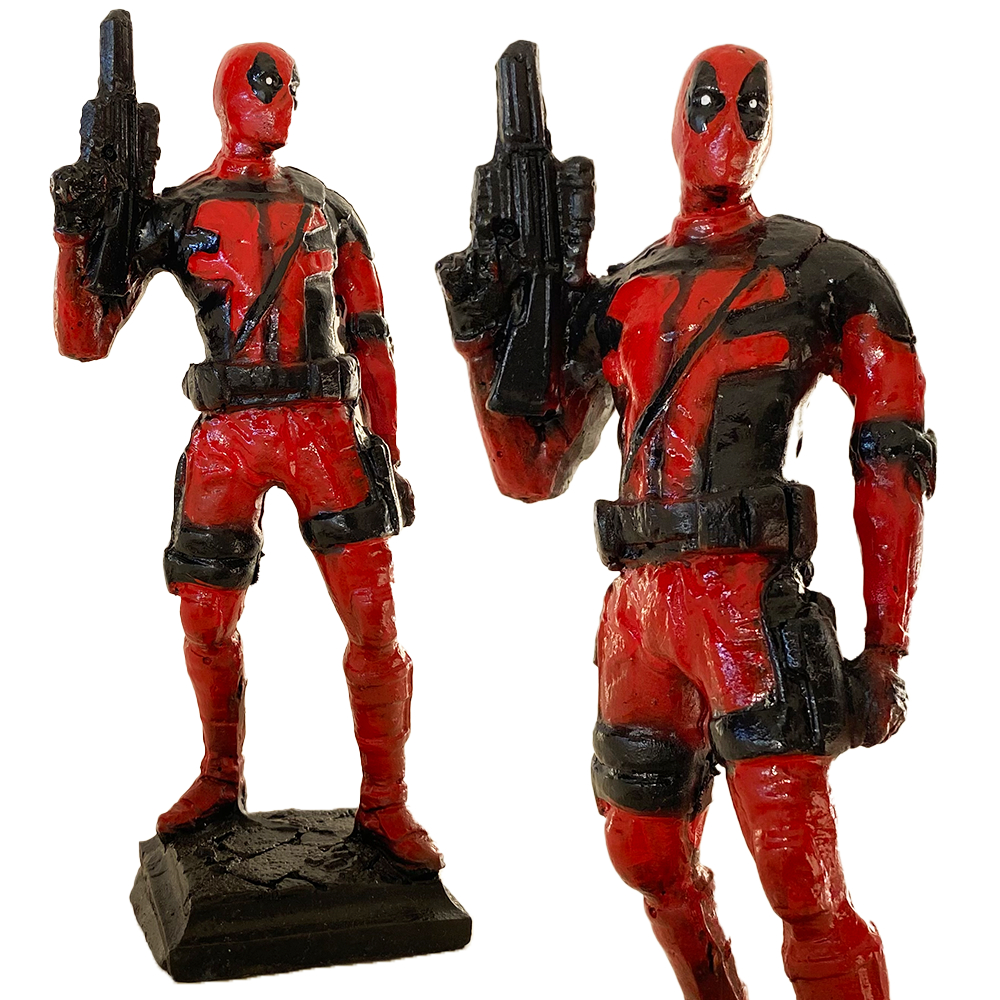 Boneco Deadpool Filme Xmen Marvel Colecionável De Resina