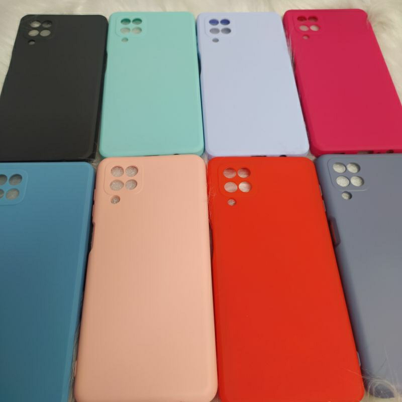 Capinha Case Galaxy A12 M12 Aveludada Silicone Colorida Anti Impacto