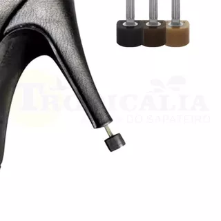 6 Pares de taquinho para salto feminino saltinho taco calçados sandália scarpin