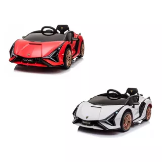 Mini Carro Elétrico Infantil Lamborghini 25Kg Luz e Som Com Controle