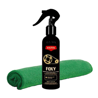 Foxy Removedor de Óleo Graxa e Piche Pano Microfibra Limpeza