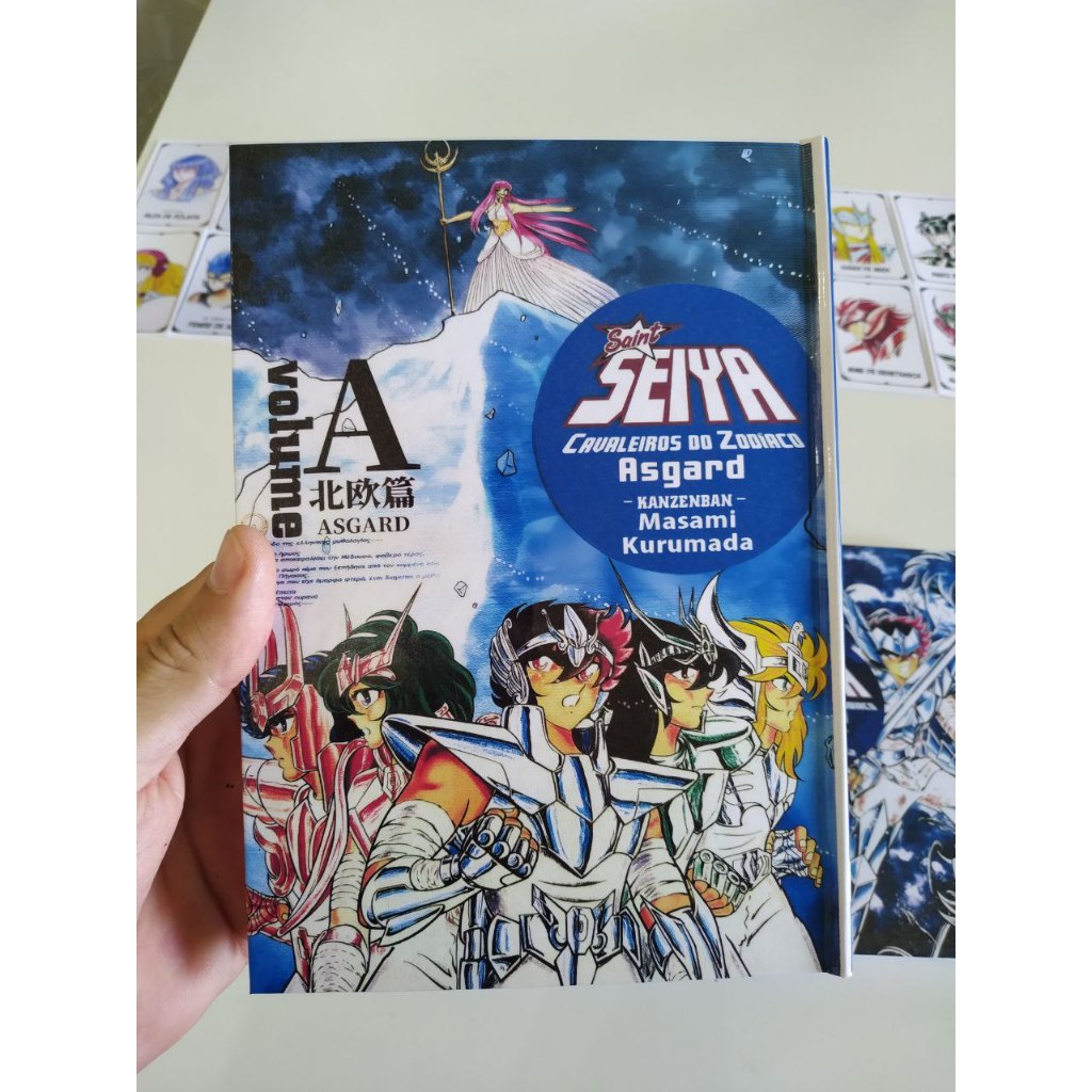 Mangá Artesanal Saint Seiya: Asgard Completo Capa Dura em Português