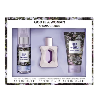 Kit Perfume Ariana Grande God is a Woman 3x peças