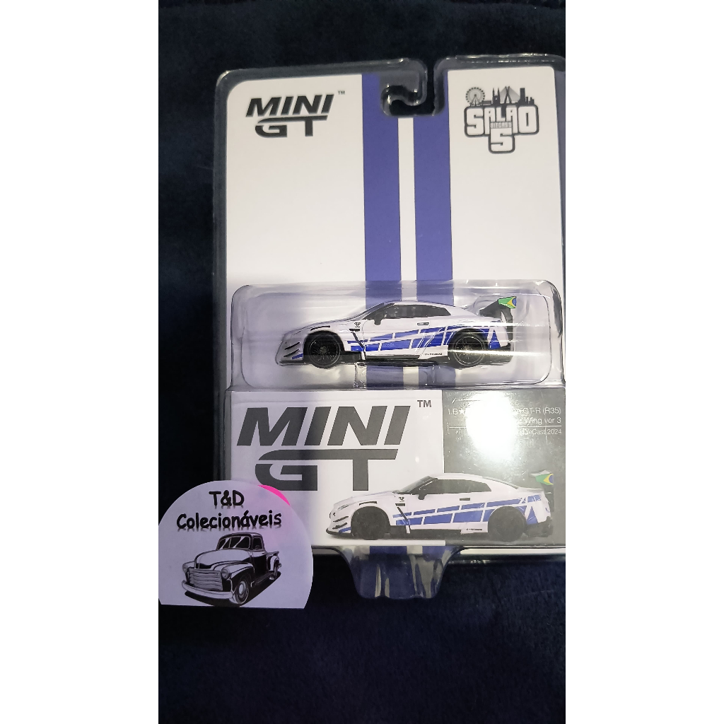 Mini GT LB Works Nissan GTR (R35) Salão Diecast 5 SD5 Mini GT LB Works Nissan GTR (R35) Salão Diecast 5 SD5