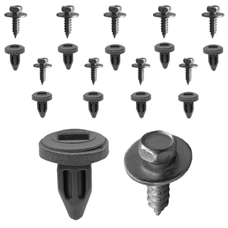 Kit 20 Pçs Parafusos E Buchas Para-choque Gm Montana 2004 até 2010