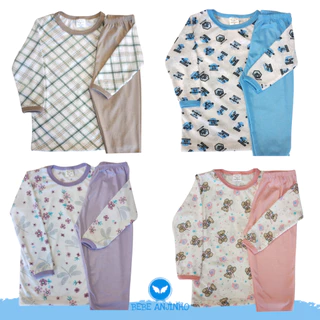 Conjunto Pijama Bebê e Infantil P ao 3 Anos