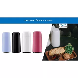 Garrafa Térmica Firenze Mini 250ml Invicta 8hs frio 4 hs quente branca vinho preta azul garrafa pequena garrafa para transporte