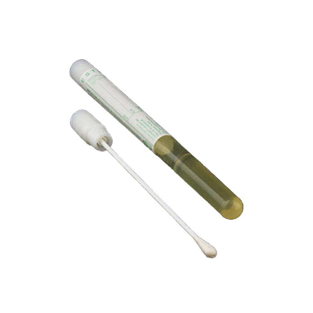 100 Swab Estéril Ponta Rayon C/ Meio Stuart Absorve Cral | Shopee Brasil