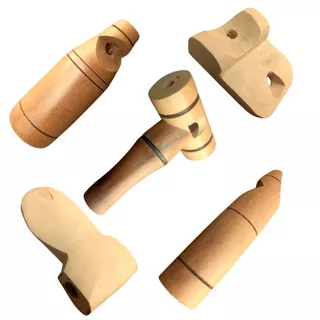 Apitos Madeira Vários Pios | Multi Sons Fonoaudiólogo | O Segredo dos Pássaros! (COMBO 5 Unidades) em Oferta na Shopee