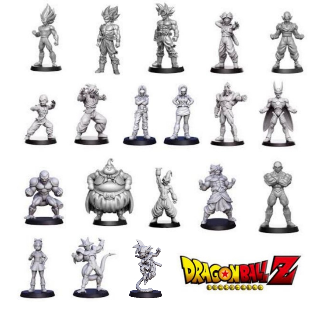 Kit 19 Miniaturas Dragon Ball Z