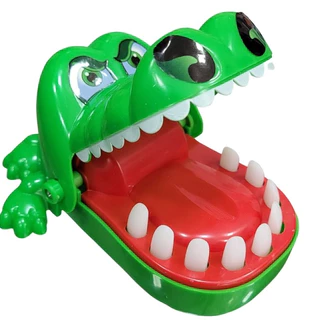Brinquedo Crocodilo Engraçado Boca Jogo Dentista Mordida Dedo Jacaré Roleta Jogo Brinquedo em Oferta na Shopee