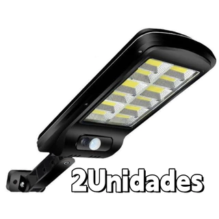 2Pcs 120LED Luz De Rua Solar Impermeável Sensor De Luz De Rua Elétrico