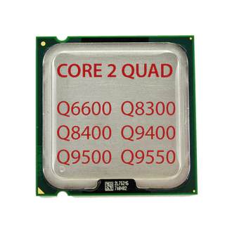 Processador Intel Core 2 Quad Q6600 Q8300 Q8400 Q9400 Q9500 Q9550 LGA775