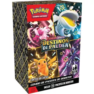 Combo De Booster Pokémon Escarlate E Violeta Destinos De Paldea