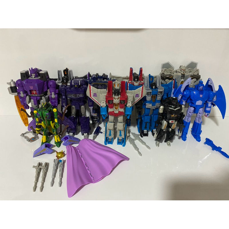 Hasbro Transformers Kingdom Studio Series Starscream Galvatron Ravage ...