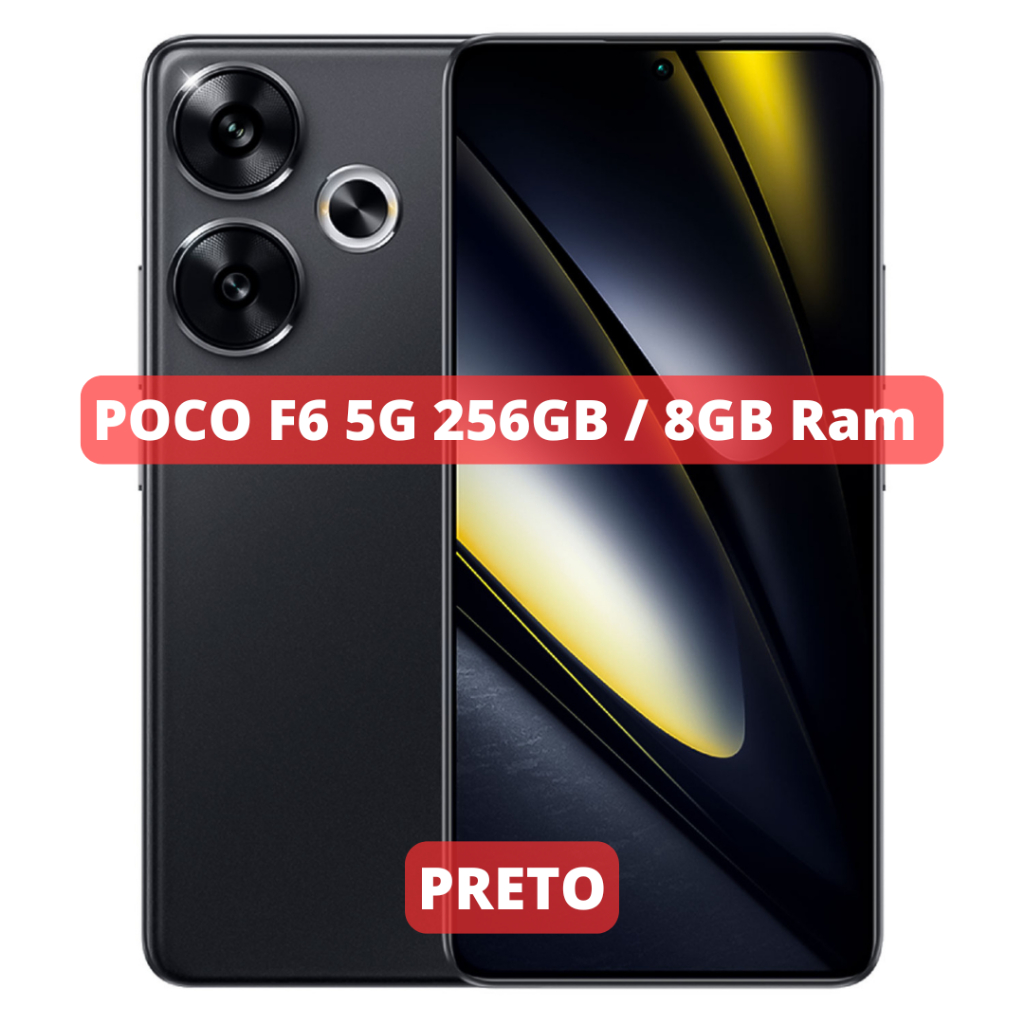 Xiaomi Poco F6 5G (Versão Global) | Câmera de 50MP, Processador