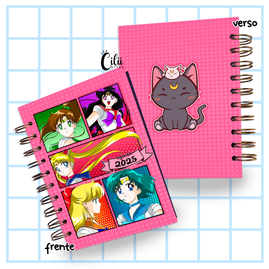 Agenda Sailor Moon | Shopee Brasil
