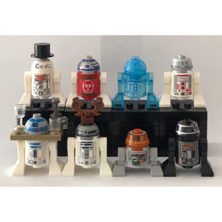 Minifiguras Bonecos Star Wars Astromech Droids R2-D2 R4-G0 C1-10p R5-J2 R5-D8 R4-P17 R4-P44 Império X0149