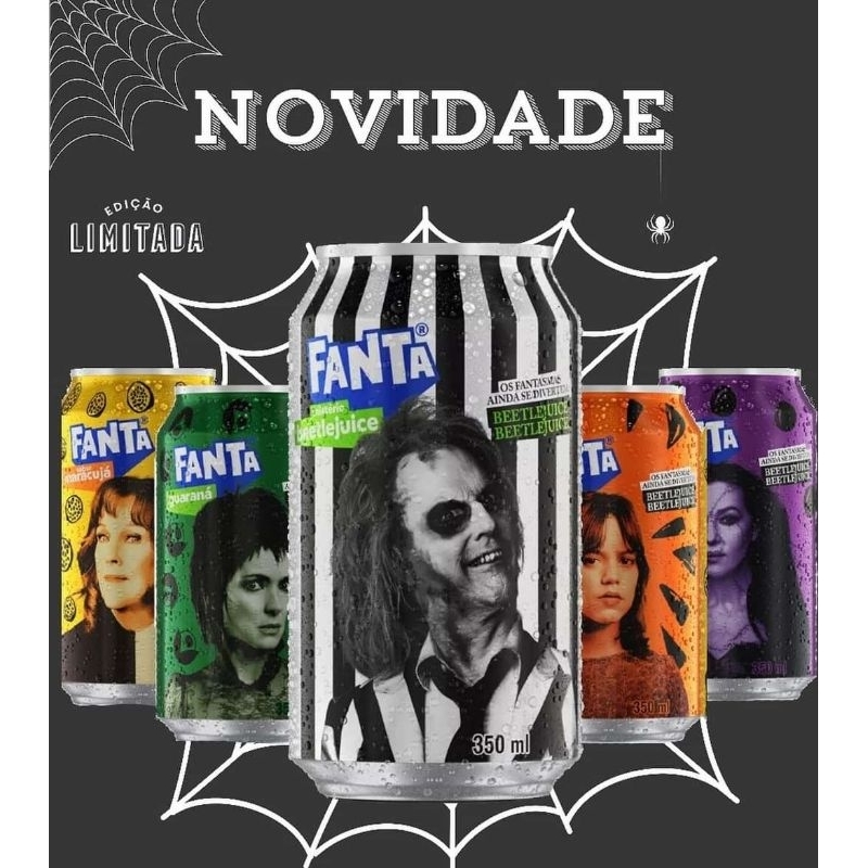 Nova Fanta edição limitada Beetlejuice