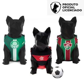 Coleira Peitoral para Cachorro Times do Coração FreeFaro - Peitoral Air