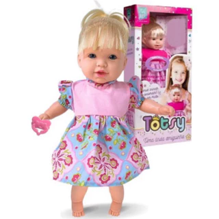BONECA TOTSY FALA FRASES BONECA GRANDE MACIA BRINQUEDOS DE MENINA BONECA DE PANO COM CABELO