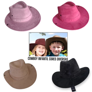 Chapéu Country Infantil Cowboy Menina Menino Boiadeira