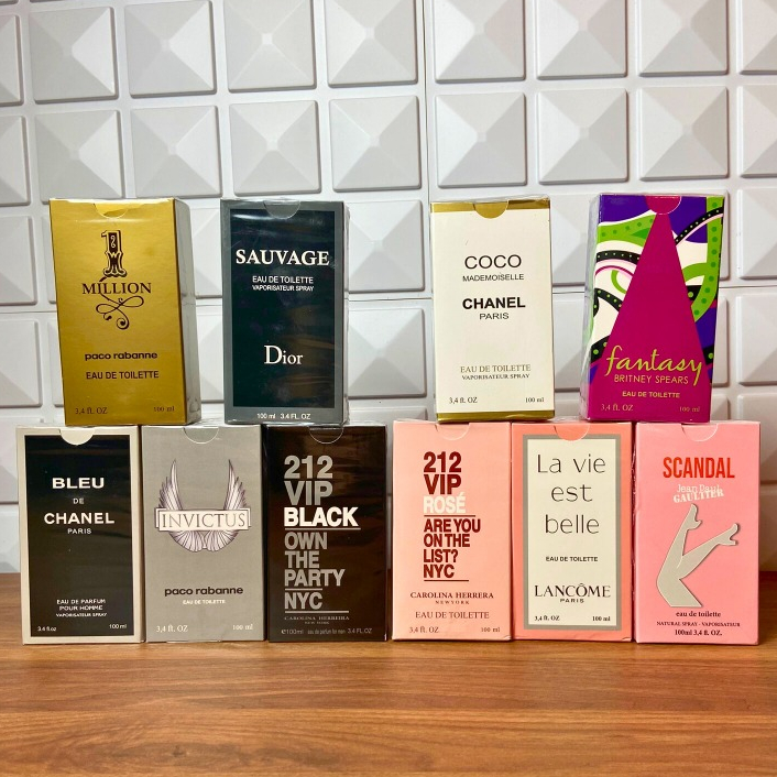 Kit 10 Perfumes Variados Importados 100ml Ref