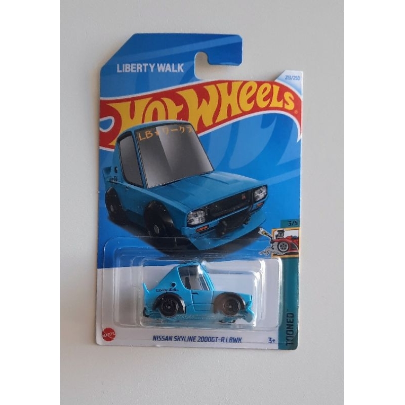 HOT WHEELS - TOONED - NISSAN SKYLINE 2000GT-R LBWK | Shopee Brasil